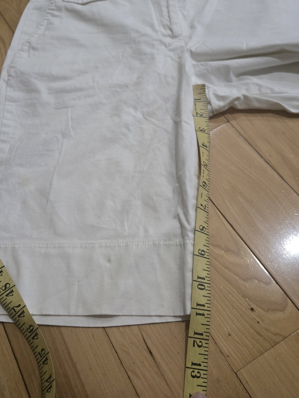 Talbots White Bermuda Shorts - Picture 6 of 8